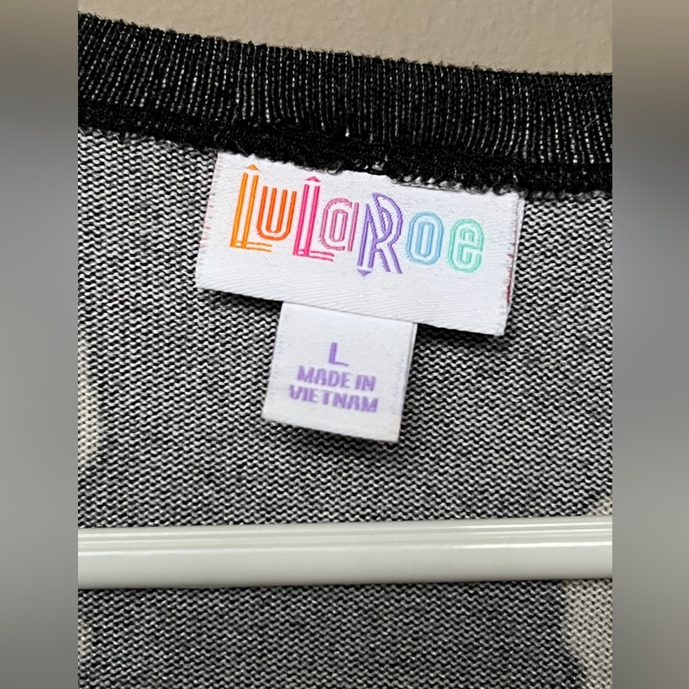 ☀️ LuLaRoe Caroline Cardigan LARGE - Picture 3 of 8